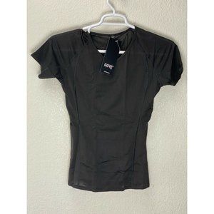 Gore Baselayer Womens Black Short Sleeve Top Size Large